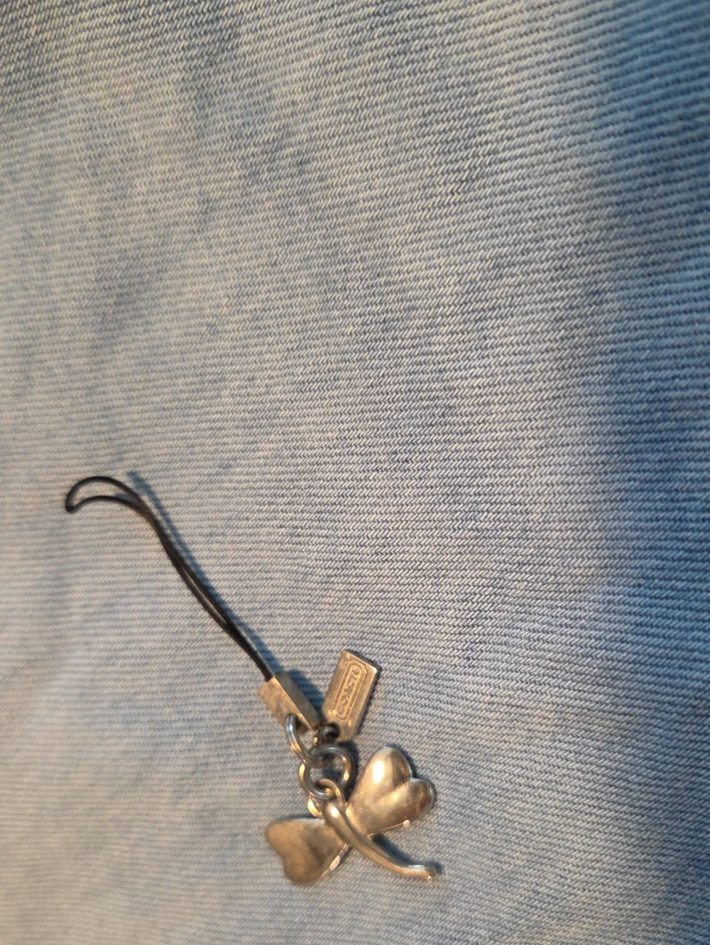 Vtg. COACH Enamel Dragonfly Purse Charm